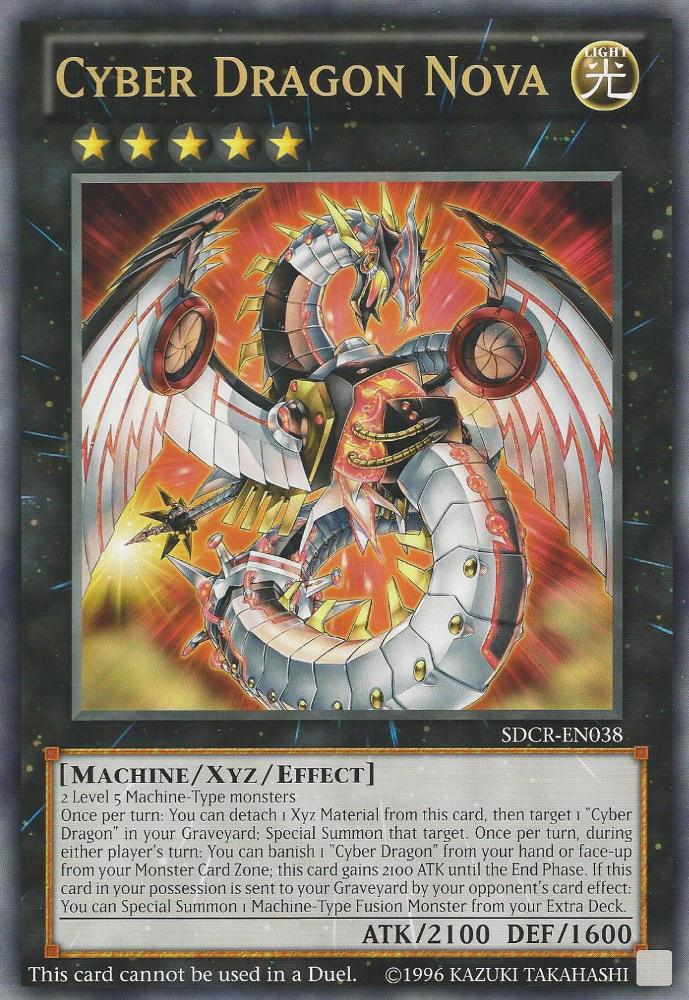 Cyber Dragon Nova (Oversized) (Machine Madness) [SDCR-EN038] Promo Yu-Gi-Oh!