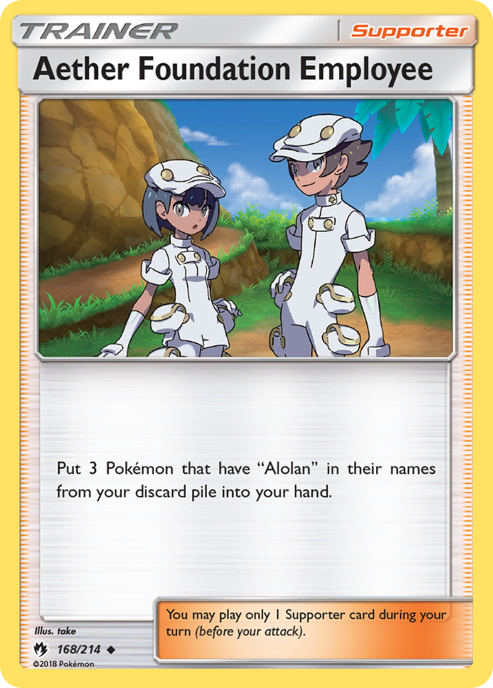 Aether Foundation Employee (168/214) [Sun & Moon: Lost Thunder] Pokémon