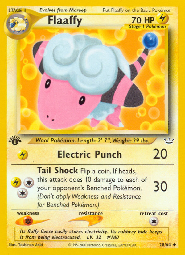 Flaaffy (28/64) [Neo Revelation 1st Edition] Pokémon