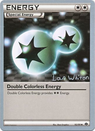 Double Colorless Energy (92/99) (American Gothic - Ian Whiton) [World Championships 2013] Pokémon