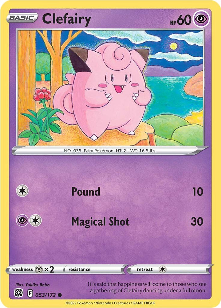 Clefairy (053/172) [Sword & Shield: Brilliant Stars] Pokémon