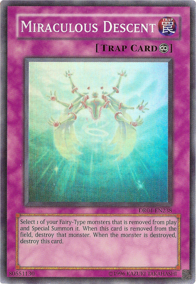 Miraculous Descent [DR04-EN238] Super Rare Yu-Gi-Oh!
