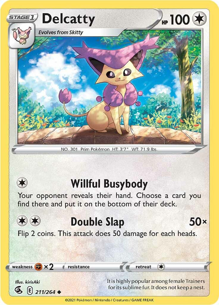Delcatty (211/264) [Sword & Shield: Fusion Strike] Pokémon