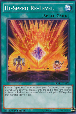 Hi-Speed Re-Level [BOSH-EN058] Common Yu-Gi-Oh!