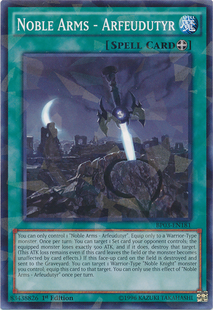 Noble Arms - Arfeudutyr [BP03-EN181] Shatterfoil Rare Yu-Gi-Oh!