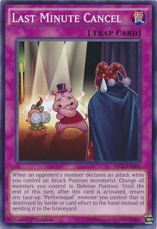 Last Minute Cancel [SECE-EN069] Common Yu-Gi-Oh!
