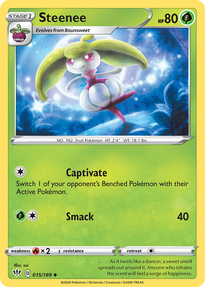 Steenee (015/189) [Sword & Shield: Darkness Ablaze] Pokémon