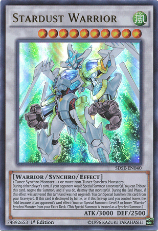 Stardust Warrior [SDSE-EN040] Ultra Rare Yu-Gi-Oh!