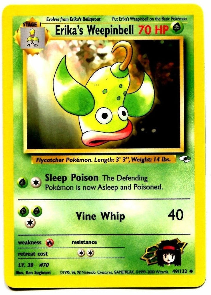 Erika's Weepinbell (49/132) [Gym Heroes Unlimited] Pokémon