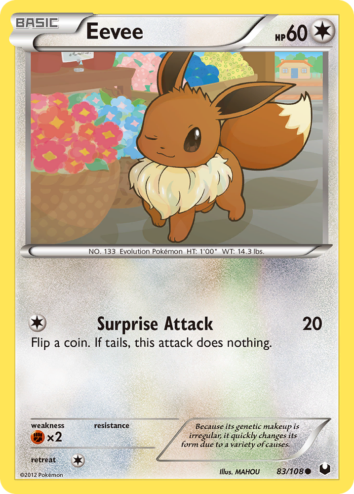 Eevee (83/108) [Black & White: Dark Explorers] Pokémon