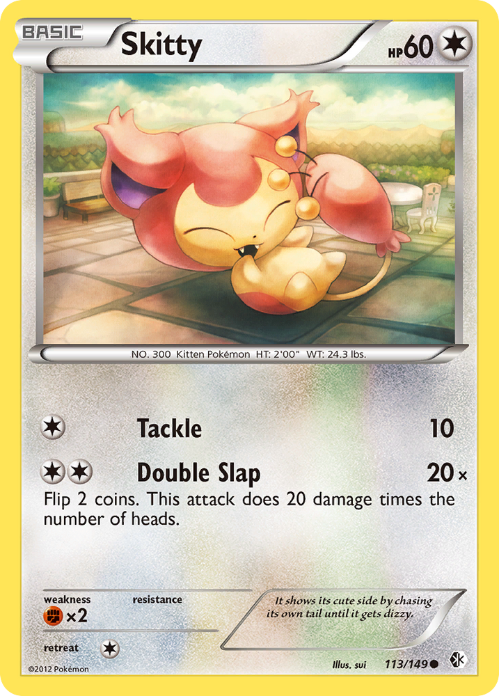 Skitty (113/149) [Black & White: Boundaries Crossed] Pokémon