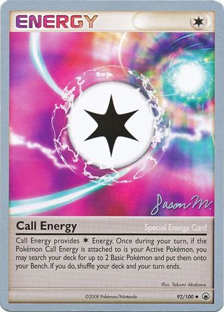 Call Energy (92/100) (Queengar - Jason Martinez) [World Championships 2009] Pokémon