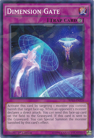 Dimension Gate [BP03-EN226] Shatterfoil Rare Yu-Gi-Oh!