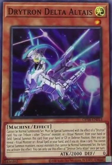Drytron Delta Altais [OP16-EN013] Super Rare Yu-Gi-Oh!