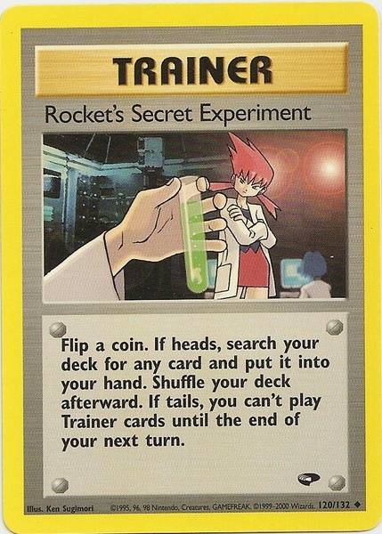 Rocket's Secret Experiment (120/132) [Gym Challenge Unlimited] Pokémon