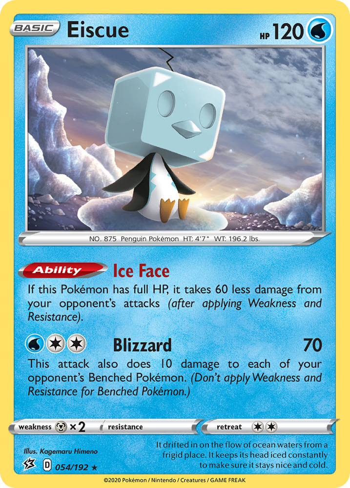 Eiscue (054/192) [Sword & Shield: Rebel Clash] Pokémon