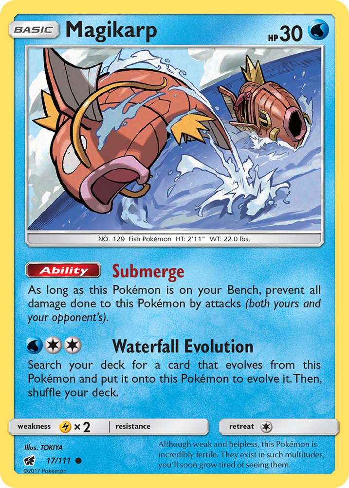 Magikarp (17/111) [Sun & Moon: Crimson Invasion] Pokémon