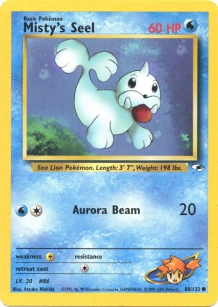 Misty's Seel (88/132) [Gym Heroes Unlimited] Pokémon