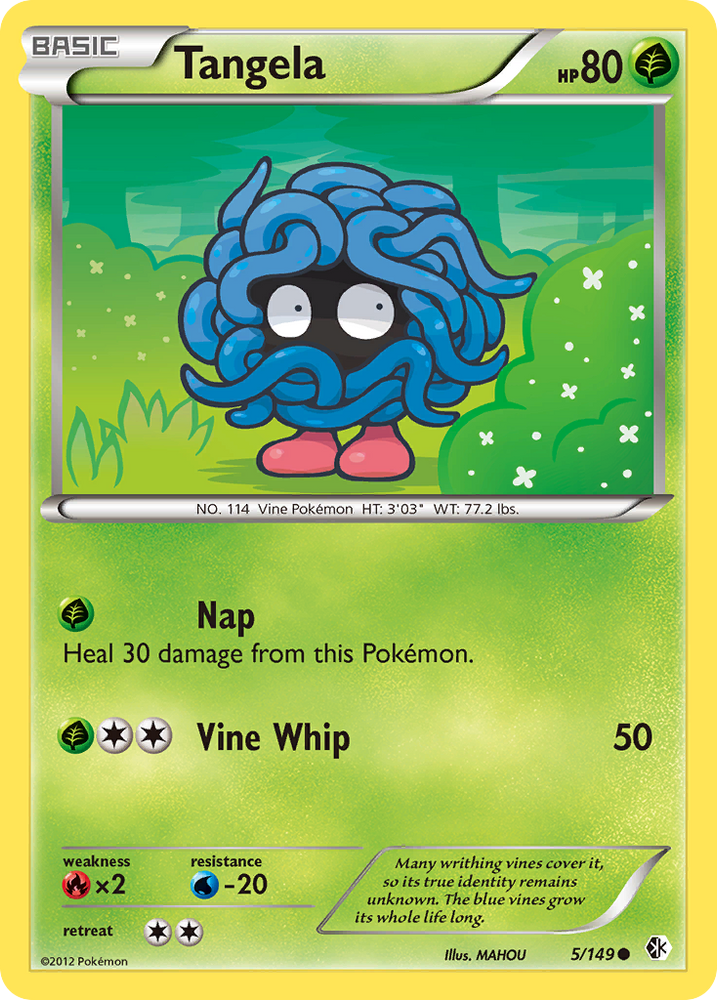Tangela (5/149) [Black & White: Boundaries Crossed] Pokémon