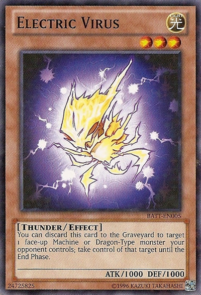 Electric Virus [BATT-EN005] Starfoil Rare Yu-Gi-Oh!
