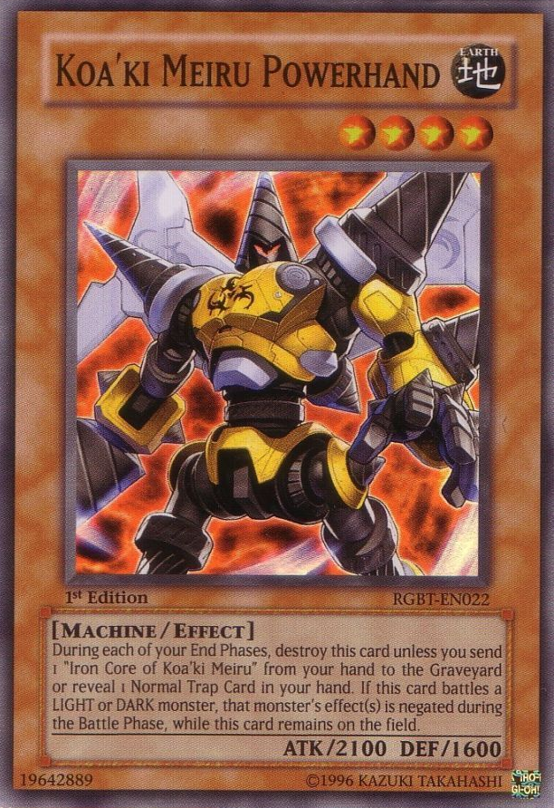 Koa'ki Meiru Powerhand [RGBT-EN022] Super Rare Yu-Gi-Oh!