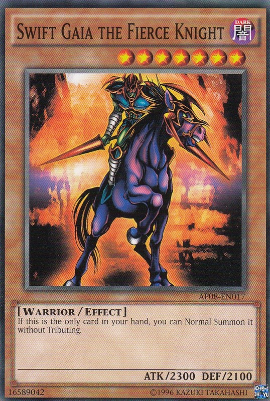 Swift Gaia the Fierce Knight [AP08-EN017] Common Yu-Gi-Oh!