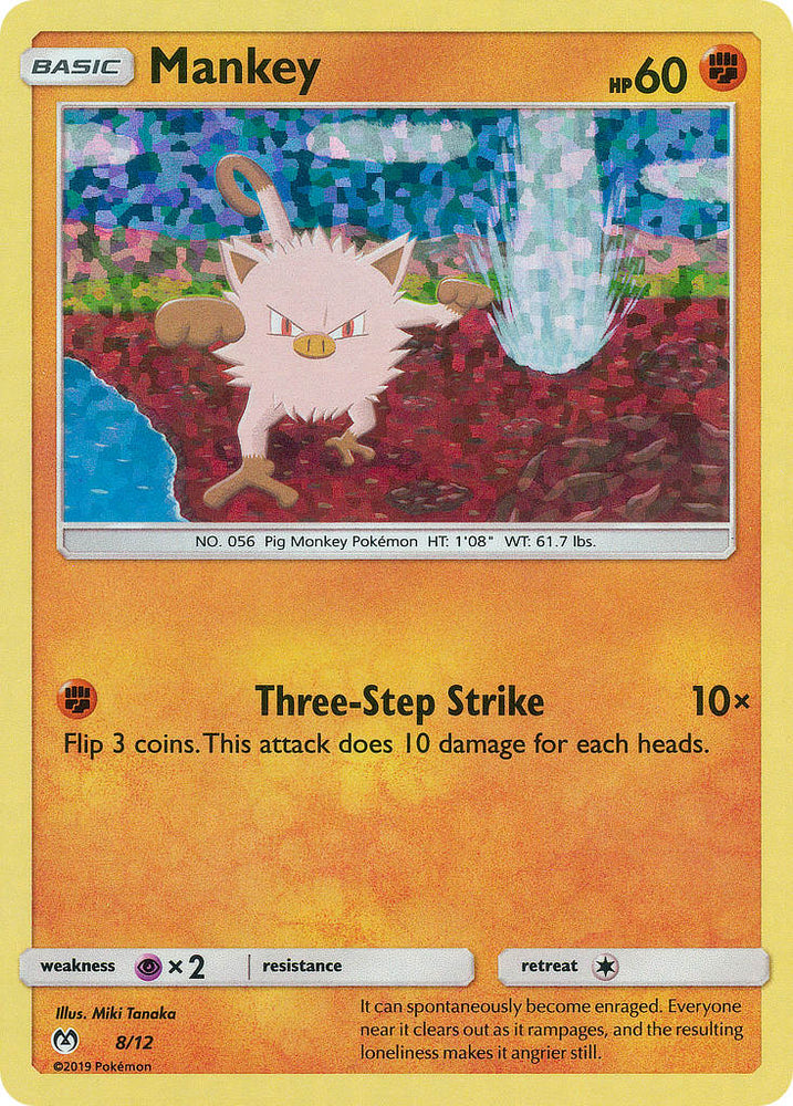 Mankey (8/12) [McDonald's Promos: 2019 Collection] Pokémon