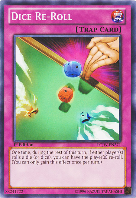 Dice Re-Roll [LCJW-EN271] Common Yu-Gi-Oh!