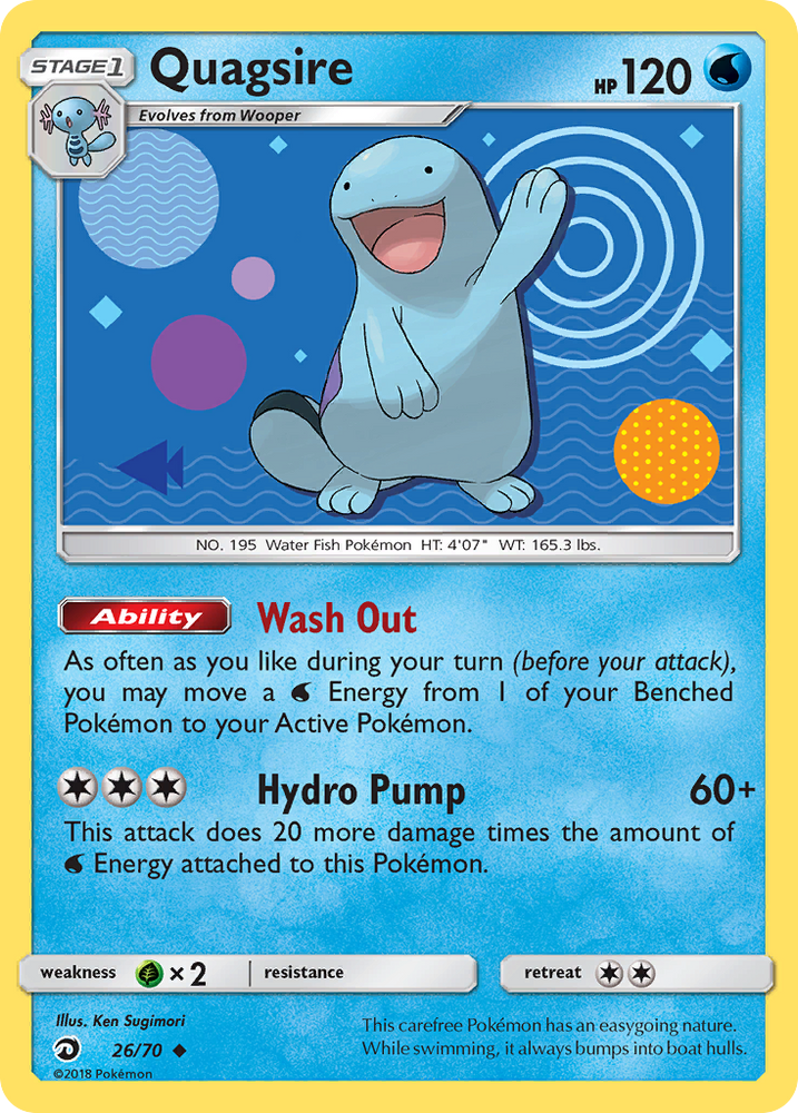 Quagsire (26/70) [Sun & Moon: Dragon Majesty] Pokémon