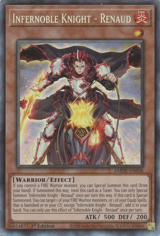 Infernoble Knight - Renaud [AMDE-EN038] Collector's Rare Yu-Gi-Oh!