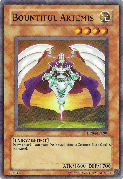 Bountiful Artemis [DR04-EN200] Super Rare Yu-Gi-Oh!
