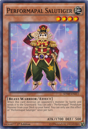 Performapal Salutiger [SDMP-EN011] Common Yu-Gi-Oh!