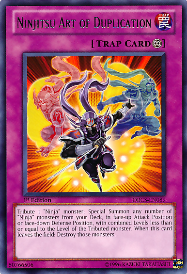 Ninjitsu Art of Duplication [ORCS-EN089] Rare Yu-Gi-Oh!