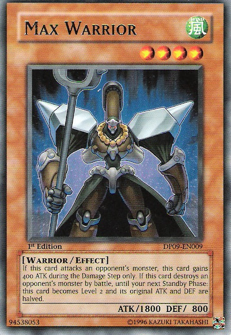 Max Warrior [DP09-EN009] Rare Yu-Gi-Oh!
