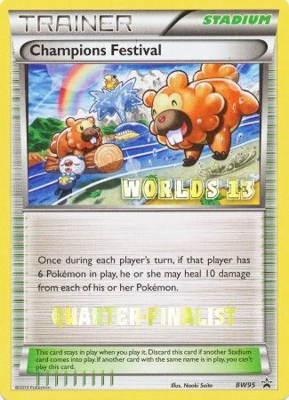 Champions Festival (BW95) (2013 Quarter Finalist) [Black & White: Black Star Promos] Pokémon