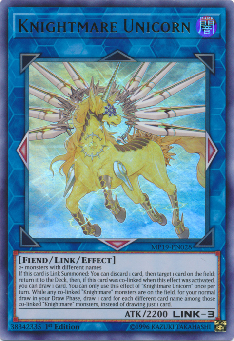 Knightmare Unicorn [MP19-EN028] Ultra Rare Yu-Gi-Oh!