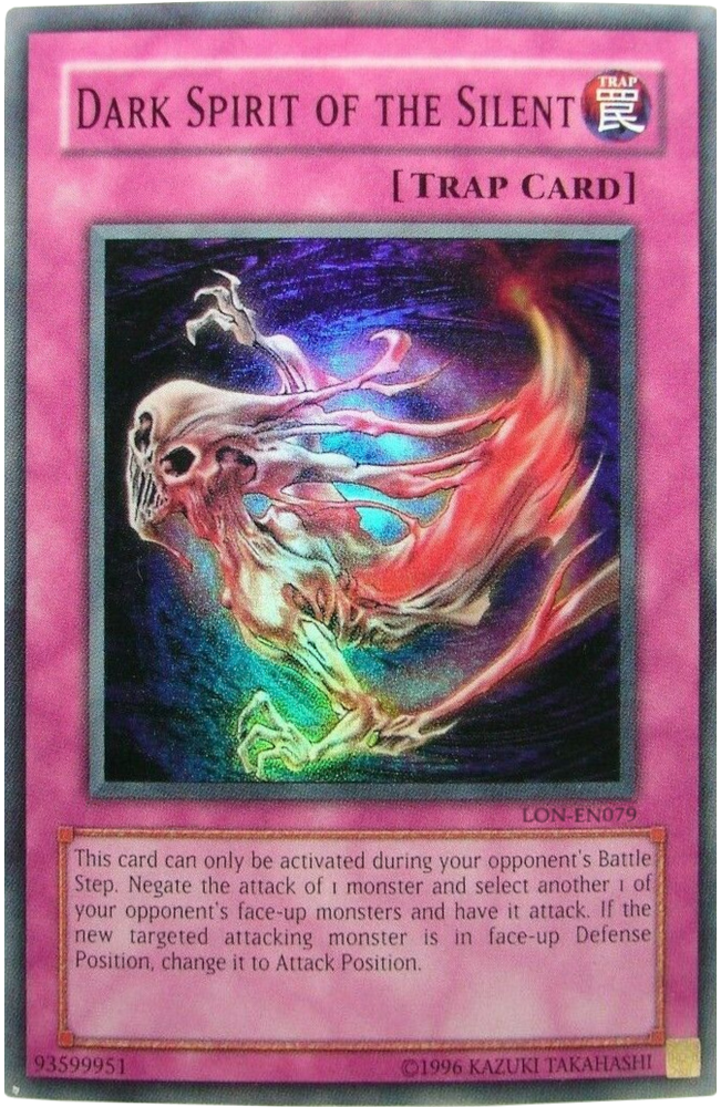 Dark Spirit of the Silent [LON-EN079] Super Rare Yu-Gi-Oh!