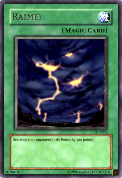 Raimei [TP1-009] Rare Yu-Gi-Oh!