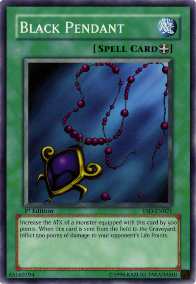 Black Pendant [YSD-EN021] Common Yu-Gi-Oh!