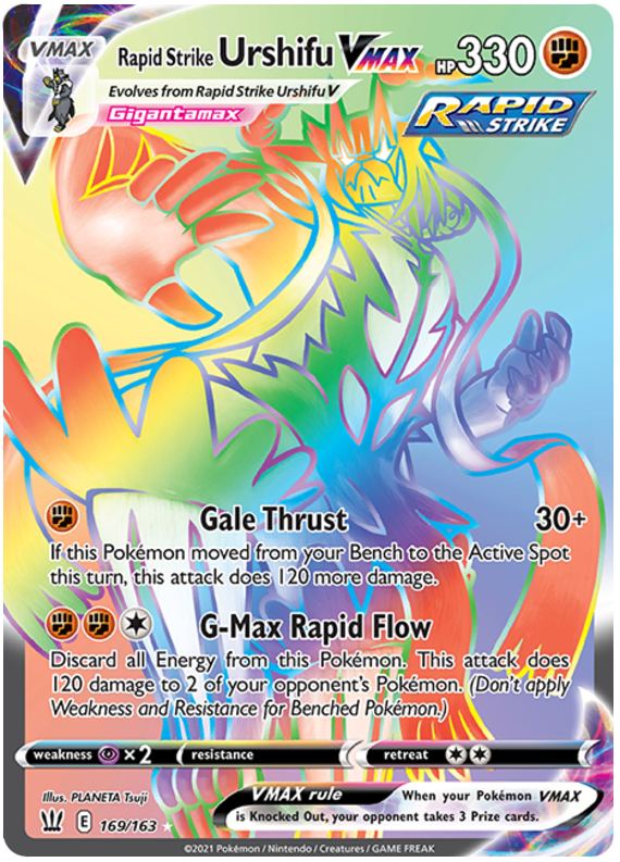 Rapid Strike Urshifu VMAX (169/163) [Sword & Shield: Battle Styles] Pokémon
