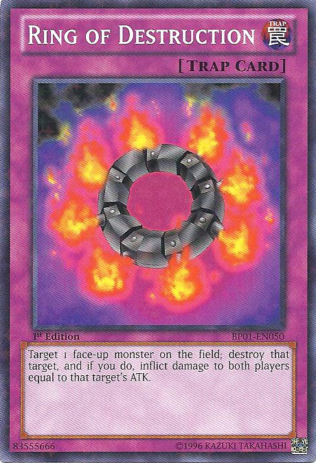 Ring of Destruction [BP01-EN050] Rare Yu-Gi-Oh!