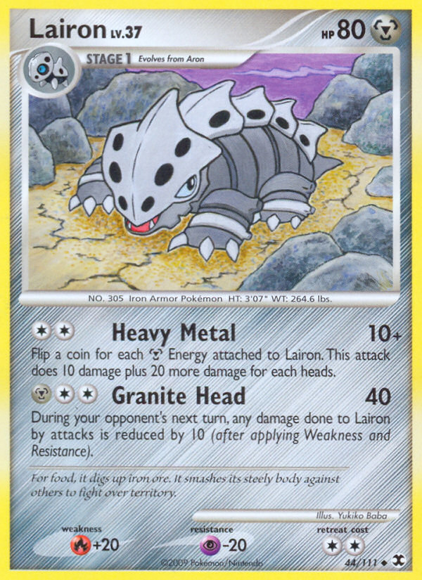 Lairon (44/111) [Platinum: Rising Rivals] Pokémon