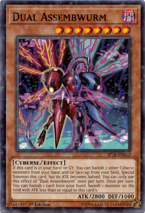 Dual Assembwurm [SP18-EN012] Starfoil Rare Yu-Gi-Oh!
