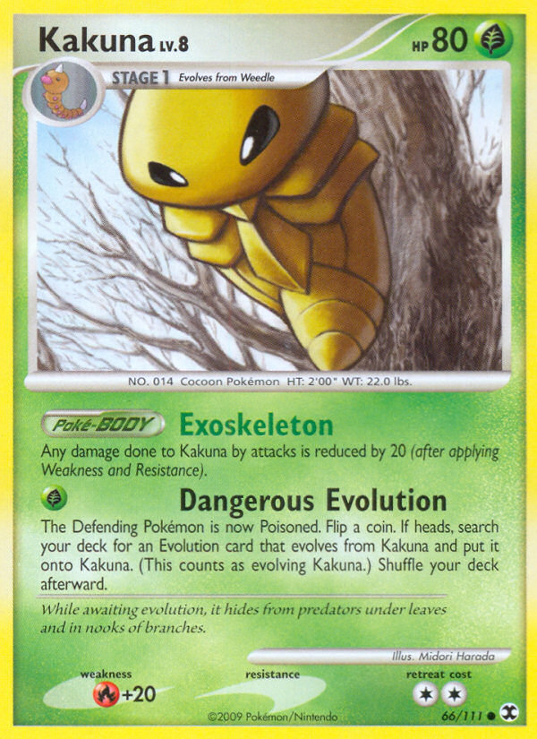 Kakuna (66/111) [Platinum: Rising Rivals] Pokémon