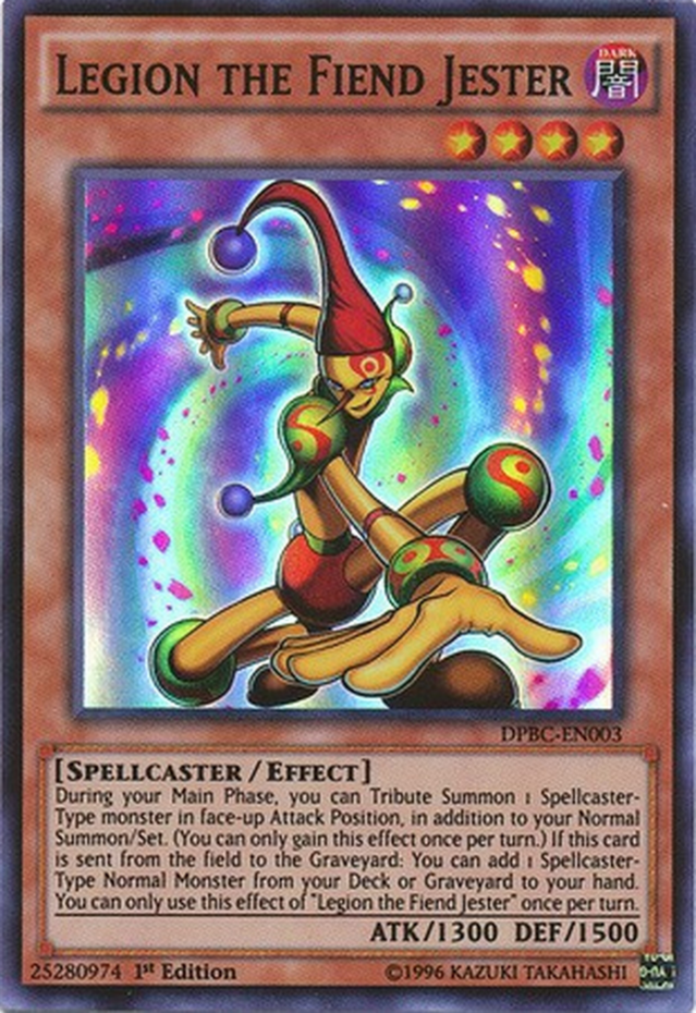 Legion the Fiend Jester [DPBC-EN003] Super Rare Yu-Gi-Oh!