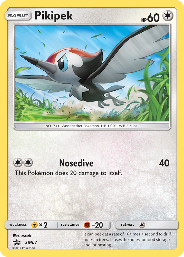 Pikipek (SM07) [Sun & Moon: Black Star Promos] Pokémon