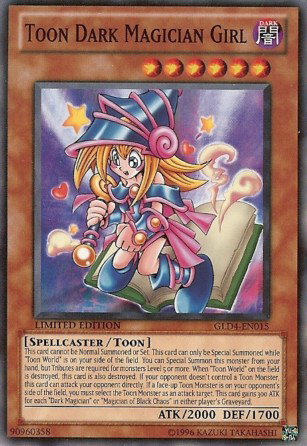 Toon Dark Magician Girl [GLD4-EN015] Common Yu-Gi-Oh!