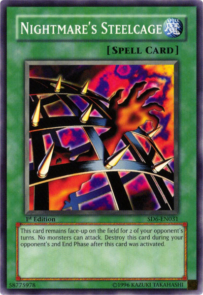 Nightmare's Steelcage [SD6-EN031] Common Yu-Gi-Oh!