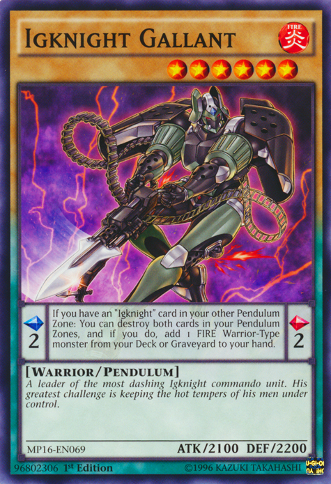 Igknight Gallant [MP16-EN069] Common Yu-Gi-Oh!