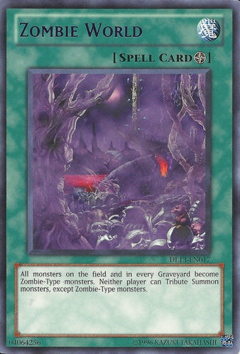 Zombie World (Blue) [DL13-EN017] Rare Yu-Gi-Oh!